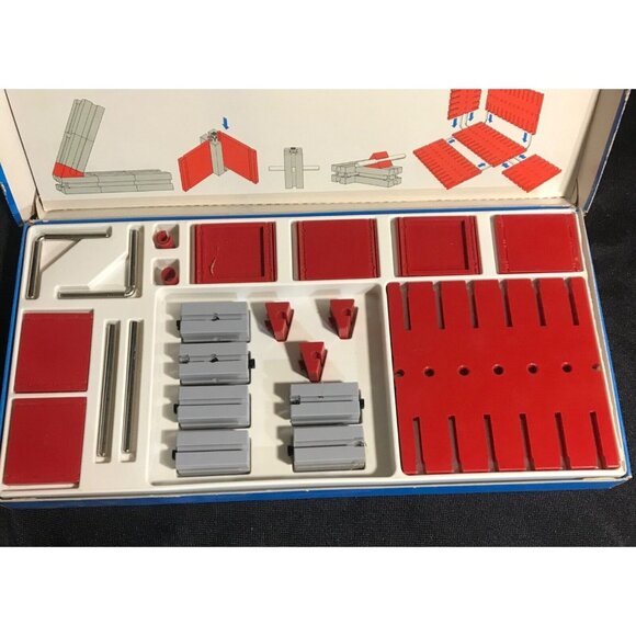 Fischertechnik 25 Construction Set Model Building Kit Germany 60's STEM learning - Picture 3 of 4